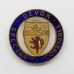 Devon Special Constable Enamelled Lapel Badge (Red Lion)