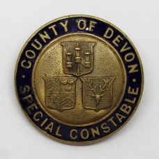 County of Devon Special Constable Enamelled Lapel Badge