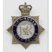 Birmingham City Police Senior Officer's Sterling Silver & Enamel Cap Badge - Queen's Crown