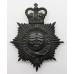 Bath City Police Night Helmet Plate - Queen's Crown