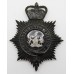 Pembrokeshire Police Night Helmet Plate - Queen's Crown