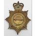 Pembrokeshire Police Night Helmet Plate - Queen's Crown