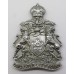 Leicester City Police Helmet Plate - King's Crown (Chrome)