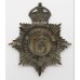 Halifax Borough Police Night Helmet Plate - King's Crown