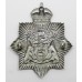 Derby Borough Police Helmet Plate - King's Crown