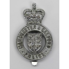 Manchester & Salford Police Cap Badge - Queen's Crown