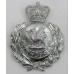Glamorgan Constabulary Wreath Helmet Plate - Queen's Crown
