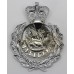 Glamorgan Constabulary Wreath Helmet Plate - Queen's Crown