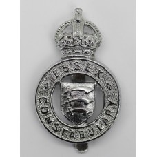 Essex Constabulary Cap Badge - King's Crown