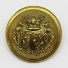 Victorian 75th (Stirlingshire) Regiment of Foot Button (Large)