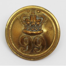 Victorian 99th (Duke of Edinburgh's) Regiment of Foot Officer's Button (Large)