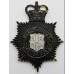 Luton County Borough Police Night Helmet Plate - Queen's Crown