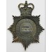 Luton County Borough Police Night Helmet Plate - Queen's Crown