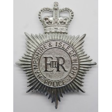 Hampshire & Isle of Wight Police Helmet Plate - Queen's Crown