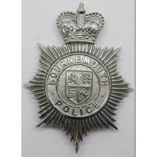 Bournemouth Police Helmet Plate - Queen's Crown