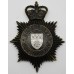 Derbyshire Constabulary Night Helmet Plate - Queen's Crown