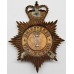 Derbyshire Constabulary Night Helmet Plate - Queen's Crown