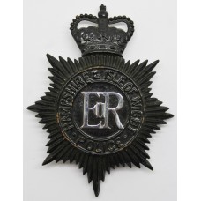 Hampshire & Isle of Wight Police Night Helmet Plate  - Queen's Crown