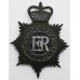 Hampshire & Isle of Wight Police Night Helmet Plate  - Queen's Crown