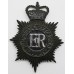 Hampshire & Isle of Wight Police Night Helmet Plate  - Queen's Crown