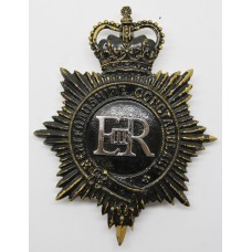 Hertfordshire Constabulary Night Helmet Plate - Queen's Crown