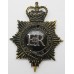 Hertfordshire Constabulary Night Helmet Plate - Queen's Crown