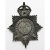 Metropolitan Police 'E' Division (Holborn) Helmet Plate - King's Crown