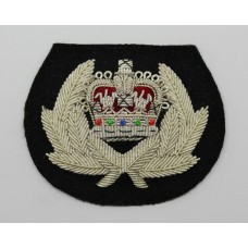 Ministry of Defence Police Chief Officer's Bullion Cap Badge - Queen's Crown