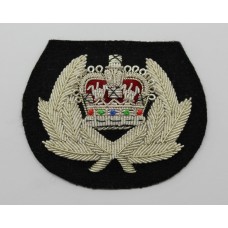 Ministry of Defence Police Chief Officer's Bullion Cap Badge - Queen's Crown