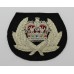 Ministry of Defence Police Chief Officer's Bullion Cap Badge - Queen's Crown
