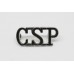 Central Scotland Police (C.S.P.) Shoulder Title