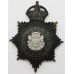 Cardiff City Police Night Helmet Plate - King's Crown