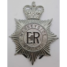 Merseyside Police Helmet Plate - Queen's Crown