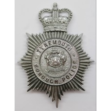 Tynemouth Borough Police Helmet Plate - Queen's Crown