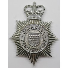 Cornwall Constabulary Helmet Plate - Queen's Crown