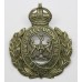 Newcastle-Upon-Tyne City Police Wreath Helmet Plate - King's Crown