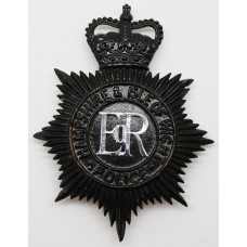 Hampshire & Isle of Wight Police Night Helmet Plate - Queen's Crown