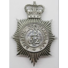 Bristol Constabulary (B62) Helmet Plate - Queen's Crown