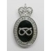 Staffordshire County Police Enamelled Helmet Plate - Queen's Crown