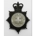 Durham County Constabulary Night Helmet Plate - Queen's Crown