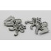 Pair of United Kingdom Atomic Energy Authority Constabulary (U.K.A.E.A.) Collar Badges