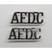 Pair of Air Force Department Constabulary (A.F.D.C.) Shoulder Titles