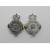 Pair of North Yorkshire Police Collar Badges - Queen's Crown