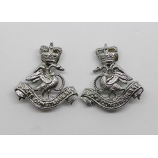 Pair of Buckinghamshire Constabulary Collar Badges - Queen's Crown
