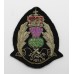 Scottish Police Forces Bullion Cap Badge - Queen's Crown