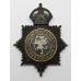 Somersetshire Constabulary Night Helmet Plate - King's Crown