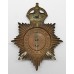 East Riding of Yorkshire Constabulary Night Helmet Plate - King's Crown