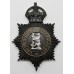 Warwickshire Constabulary Night Helmet Plate - King's Crown