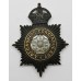 Lancashire Constabulary Night Helmet Plate - King's Crown