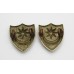 Pair of Portsmouth City Police Collar Badges